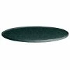 GET Enterprises G.E.T. Enterprises DR201J Bugambilia 12 3/16" Classic Textured Finish Jade Granite Resin-Coated Aluminum Deep XS Round Disc With Rim