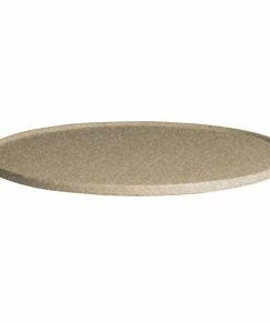 GET Enterprises G.E.T. Enterprises DR201S Bugambilia 12 3/16" Classic Textured Finish Sand Granite Resin-Coated Aluminum Deep XS Round Disc With Rim