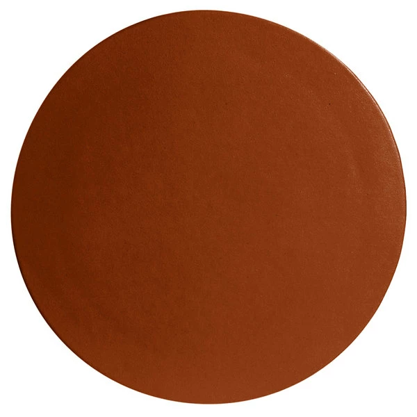 GET Enterprises G.E.T. Enterprises DR004-MOD-BR Bugambilia 17 3/4" Smooth MOD Finish Brick Resin-Coated Aluminum Large Round Disc