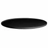 GET Enterprises G.E.T. Enterprises DR204BB Bugambilia 17 3/4" Classic Textured Finish Black Resin-Coated Aluminum Deep Large Round Disc With Rim