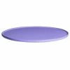 GET Enterprises G.E.T. Enterprises DR204-MOD-LV Bugambilia 17 3/4" Smooth MOD Finish Lavender Resin-Coated Aluminum Deep Large Round Disc With Rim