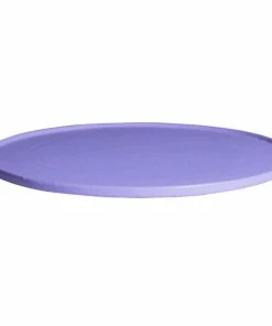 GET Enterprises G.E.T. Enterprises DR204-MOD-LV Bugambilia 17 3/4" Smooth MOD Finish Lavender Resin-Coated Aluminum Deep Large Round Disc With Rim