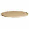 GET Enterprises G.E.T. Enterprises DR202LT Bugambilia 14 5/16" Classic Textured Finish Latte Resin-Coated Aluminum Small Round Disc With Rim