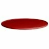 GET Enterprises G.E.T. Enterprises DR203-MOD-FR Bugambilia 15 3/4" Smooth MOD Finish Fire Red Resin-Coated Aluminum Medium Round Disc With Rim