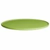 GET Enterprises G.E.T. Enterprises DR202-MOD-LM Bugambilia 14 5/16" Smooth MOD Finish Lime Resin-Coated Aluminum Small Round Disc With Rim