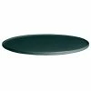 GET Enterprises G.E.T. Enterprises DR204FT Bugambilia 17 3/4" Classic Textured Finish Forest Green Resin-Coated Aluminum Deep Large Round Disc With Rim
