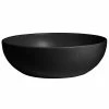 GET Enterprises G.E.T. Enterprises BRD18-MOD-BB Bugambilia 15.9 Qt. Smooth MOD Finish Black Resin-Coated Aluminum Extra Large Deep Round Bowl