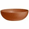 GET Enterprises G.E.T. Enterprises BRD18T Bugambilia 15.9 Qt. Classic Textured Finish Terracotta Resin-Coated Aluminum Extra Large Deep Round Bowl