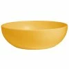 GET Enterprises G.E.T. Enterprises BRD18-MOD-YW Bugambilia 15.9 Qt. Smooth MOD Finish Yellow Resin-Coated Aluminum Extra Large Deep Round Bowl