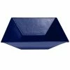 GET Enterprises G.E.T. Enterprises BSD16PC Bugambilia 13.5 Qt. Classic Textured Finish Pacific Blue Resin-Coated Aluminum XL Deep Square Bowl