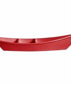 GET Enterprises G.E.T. Enterprises BT320-MOD-CB Bugambilia 3.6 Qt. Smooth MOD Finish Cranberry Resin-Coated Aluminum Deep Boat With Dividers