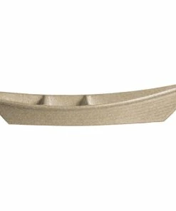 GET Enterprises G.E.T. Enterprises BT320S Bugambilia 3.6 Qt. Classic Textured Finish Sand Granite Resin-Coated Aluminum Deep Boat With Dividers