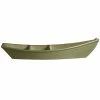 GET Enterprises G.E.T. Enterprises BT320-MOD-WG Bugambilia 3.6 Qt. Smooth MOD Finish Willow Green Resin-Coated Aluminum Deep Boat With Dividers