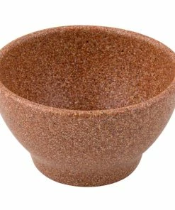 GET Enterprises G.E.T. Enterprises FRD31T Bugambilia 20.3 Oz. Classic Textured Finish Terracotta Resin-Coated Aluminum Texas Round Bowl