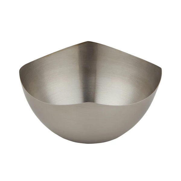 American Metalcraft SB400 5.5 Oz. Round Satin Finish Stainless Steel Snack Bowl / Sauce Cup