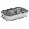 American Metalcraft SHT9 9 1/8" X 6 1/8" Silver Mirror Finish Hammered Stainless Steel Rectangular Food Serving Tub