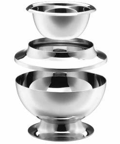Walco O-U302 Soprano 3-Piece Stainless Steel Supreme Bowl