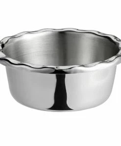 Vollrath 59791 Mini 5.6 Oz. Stainless Steel Serving Bowl With Ruffled Rim
