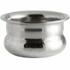 World Tableware PBB-3 Sonoran 4 Oz. Hammered Stainless Steel Pot Belly Bowl
