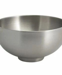 Front Of The House DBO166BSS22 Harmony 24 Oz. Brushed Stainless Steel Round Double Wall Bowl - 6/Case