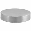 Front Of The House 4 1/4" Brushed Stainless Steel Round Plate - 12/Case