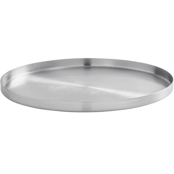 American Metalcraft Unity 9" Satin Stainless Steel Plate - Image 2