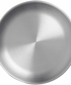 American Metalcraft Coupe 4" Satin Stainless Steel Plate