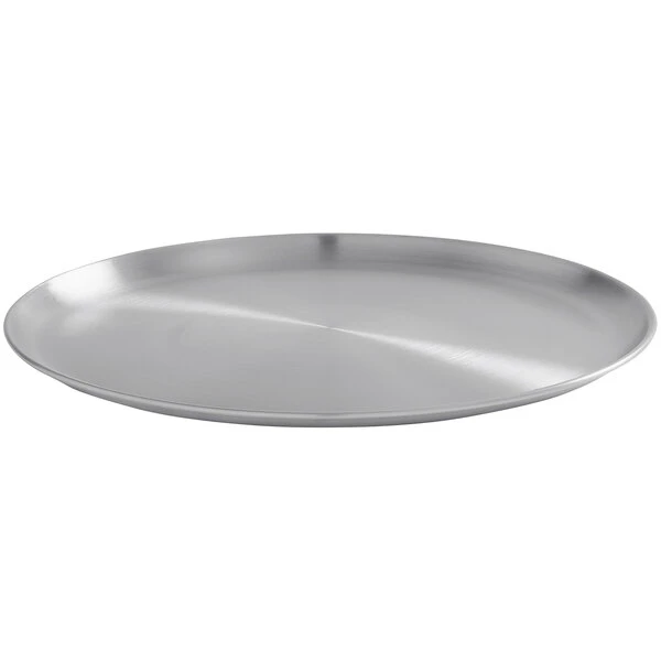 American Metalcraft Coupe 9" Satin Stainless Steel Plate - Image 2