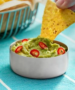 American Metalcraft SMB3 4 Oz. Brushed Stainless Steel Round Bowl