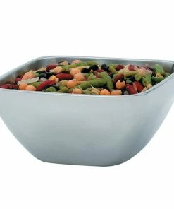 Vollrath 47672 Double Wall Square 1.8 Qt. Serving Bowl