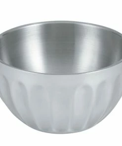 Vollrath 47686 Fluted Double Wall Round 1.7 Qt. Serving Bowl