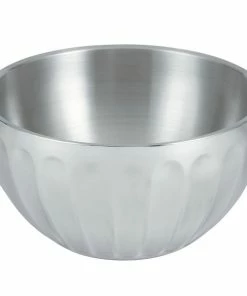 Vollrath 47688 Fluted Double Wall Round 6.9 Qt. Serving Bowl