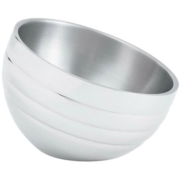 Vollrath 46585 Double Wall Round Angled Beehive 1.9 Qt. Serving Bowl - Image 2