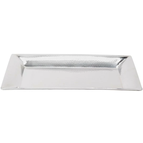 American Metalcraft HMRT1322 22" X 13" Rectangle Hammered Stainless Steel Tray - Image 2
