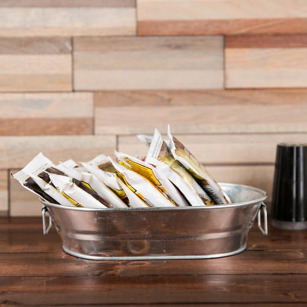 American Metalcraft MTUB69 8 3/4" X 5 1/2" X 2 1/2" Oval Galvanized Metal Tub