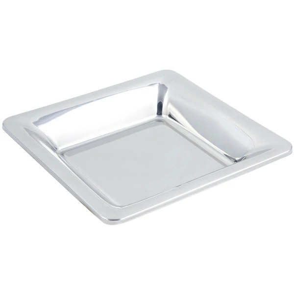 Bon Chef 5216 12" X 12" Stainless Steel 2 Qt. 1 Pt. Square Serving Dish