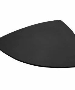 Bon Chef 9162 24" Black Sandstone Finish Cast Aluminum Triangle Serving Plate