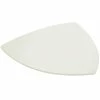 Bon Chef 9162 24" Ivory Sandstone Finish Cast Aluminum Triangle Serving Plate