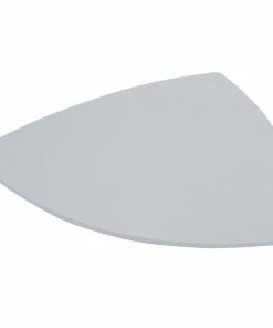 Bon Chef 9162 24" Pewter-Glo Cast Aluminum Triangle Serving Plate