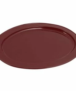 Bon Chef 2045 20" X 14" Terra Cotta Sandstone Finish Cast Aluminum Oval Platter