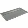 Bon Chef 5056 21" X 13" Platinum Gray Sandstone Finish Cast Aluminum Full Size Food / Display Pan