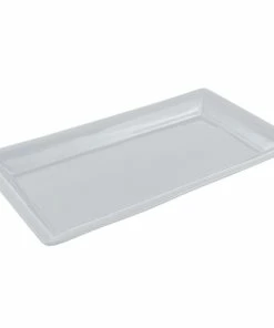 Bon Chef 5056 21" X 13" Pewter-Glo Cast Aluminum Full Size Food / Display Pan