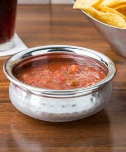 American Metalcraft HB5 16 Oz. Stainless Steel Moroccan Hammered Bowl