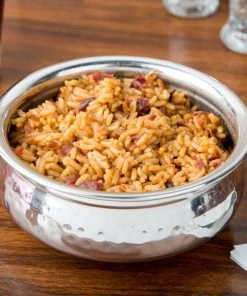 American Metalcraft HB6 27 Oz. Stainless Steel Moroccan Hammered Bowl