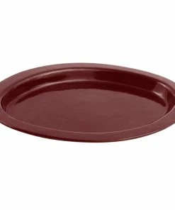 Bon Chef 5110 11" X 17" Terra Cotta Sandstone Finish Cast Aluminum Oval Casserole Dish