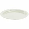 Bon Chef 5110 11" X 17" Ivory Sandstone Finish Cast Aluminum Oval Casserole Dish