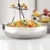 American Metalcraft HMDWB14 14" Double Wall Hammered Stainless Steel Bowl