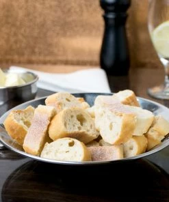 American Metalcraft HMRD08 8 1/2" Round Hammered Stainless Steel Serving Bowl