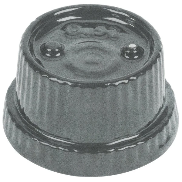 Tablecraft Professional Bakeware Tablecraft CW1610GR 10.5 Oz. Granite Cast Aluminum Souffle Bowl With Ridges - Image 5