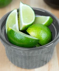 Tablecraft Professional Bakeware Tablecraft CW1610GR 10.5 Oz. Granite Cast Aluminum Souffle Bowl With Ridges